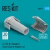 RESKIT RSU72-0007 A-7 (E,D) CORSAIR II EXHAUST NOZZLE FOR HOBBYBOSS KIT (3D PRINTED) 1/72